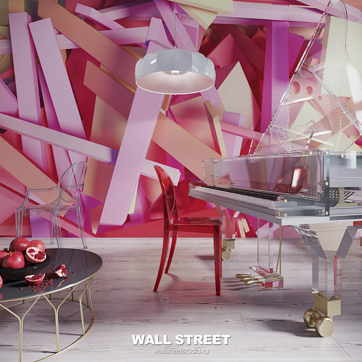 Фотообои в интерьере артикул 3D Sys 10, 3Д СИСТЕМА / 3D SYS, Wall street