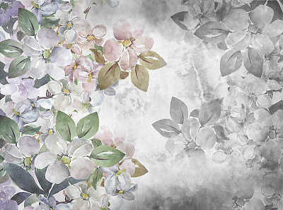 Фотообои Floreale 1, ЦВЕТОЧНЫЙ / FLOREALE, Wall street