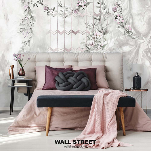 Фотообои в интерьере артикул Fiore 21, ЦВЕТОК / FIORE, Wall street