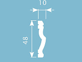 Артикул MX023, 48Х10, Молдинги и углы, Cosca в текстуре, фото 3