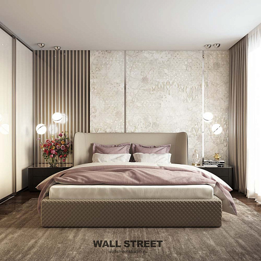 Фотообои в интерьере артикул Pattern Flower 8, ЦВЕТОЧНЫЙ ПАТТЕРН / PATTERN FLOWER, Wall street