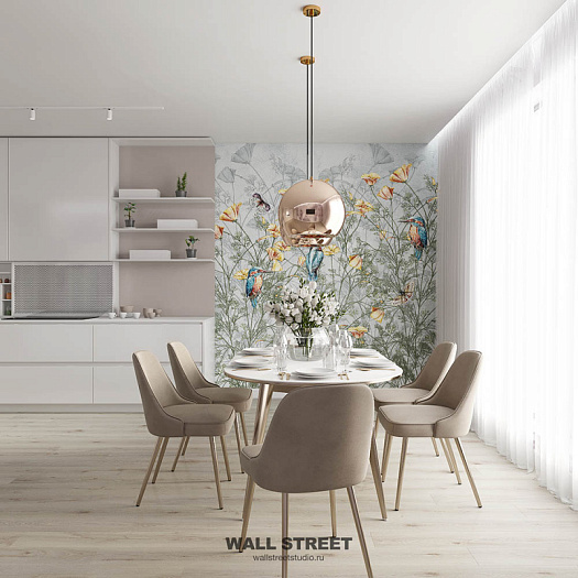 Фотообои в интерьере артикул Botanica 5, BOTANICA, Wall street Фотообои в интерьере артикул Botanica 5, BOTANICA, Wall street