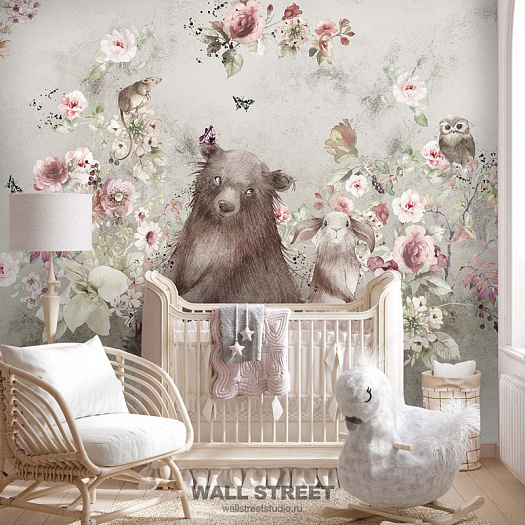 Фотообои в интерьере артикул Woody 2, WOODY, Wall street Фотообои в интерьере артикул Woody 2, WOODY, Wall street