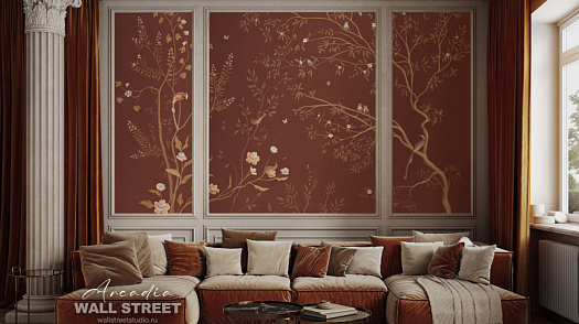 Фотообои в интерьере артикул ARCADIA 22, ARCADIA 1, Wall street