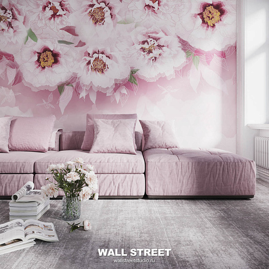 Фотообои в интерьере артикул Florescence 2, РАСЦВЕТ / FLORESCENCE, Wall street Фотообои в интерьере артикул Florescence 2, РАСЦВЕТ / FLORESCENCE, Wall street
