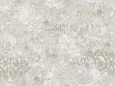 Фотообои Pattern Flower 8, ЦВЕТОЧНЫЙ ПАТТЕРН / PATTERN FLOWER, Wall street
